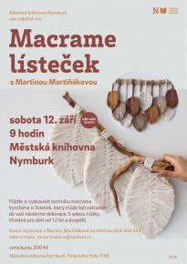 Ilustrační foto Macrame lísteček